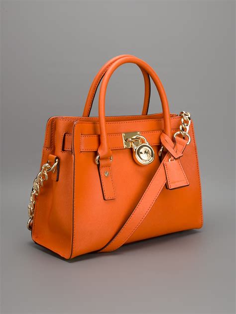 michael kors bag orange|michael kors orange totes.